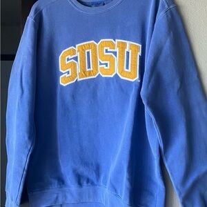 Comfort Colors Light Blue South Dakota State University (SDSU) Crewneck
